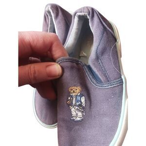 Polo Ralph lauren teddy bear slip on toddler size 10